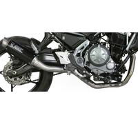 Mivv SPORT Schalldämpfer GPpro Komplettanlage 2x1 Carbon für KAWASAKI Z650 BJ 2017 >