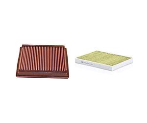 K&N 33-2867 Motorluftfilter: Hochleistung, Prämie, Abwaschbar, Ersatzfilter, Erhöhte Leistung & Original MANN-FILTER Innenraumfilter FP 2842 - FreciousPlus Biofunktionaler Pollenfilter - Für PKW