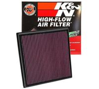 K&N 33-2966 Motorluftfilter: Hochleistung, Prämie, Abwaschbar, Ersatzfilter, Erhöhte Leistung, 2009-2019 (Zafira Tourer, J, MK6, Astra PJ, Verano, Cruze)