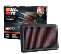 K&N 33-5050 Motorluftfilter: Hochleistung, Prämie, Abwaschbar, Ersatzfilter,Erhöhte Leistung, 2017-2019 (Elanta, i30, Kona, Veloster, Cee d, Forte)