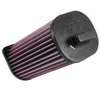 K&N E-0663 Waschbarer und wiederverwendbarer KFZ Luftfilter, Rot