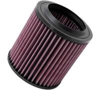 K&N E-1992 Waschbarer und wiederverwendbarer KFZ Tauschluftfilter Rot Rot