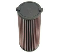 K&N E-2018 Waschbarer und wiederverwendbarer KFZ Tauschluftfilter, Rot