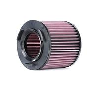 K&N E-2997 Waschbarer und wiederverwendbarer KFZ Tauschluftfilter Rot