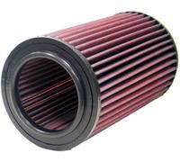 K&N E-9251 Waschbarer und wiederverwendbarer KFZ Luftfilter/Direkt-Kits Rot