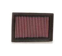 K&N Filters 33-2485 Sportluftfilter Motor Luftfilter Quadratisch Langzeitfilter Kompatibel mit TOYOTA Yaris Schrägheck P13, CITROËN C1 II PA, PS