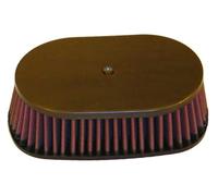 K&N HA-6592 Motorrad Tauschluftfilter, Rot