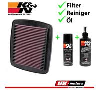K&N Luftfilter +PFLEGESET für Suzuki GSF 600 1200 Bandit 95-00 GSX-R 750 1100