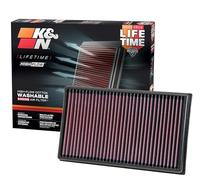 K&N Filters (33-3005) Luftfilter Filtereinsatz für Audi Seat Skoda VW