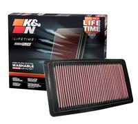 K&N Motorluftfilter: wiederverwendbar, alle 75.000 Meilen reinigen, waschbar, hochwertig, Ersatz-Autoluftfilter: kompatibel mit Honda V6 (Pilot, Odyssey) 2005-2015, 33-2309