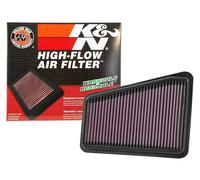 K&N Motorluftfilter: wiederverwendbar, alle 75.000 Meilen reinigen, waschbar, Premium, Ersatz-Autoluftfilter: kompatibel mit 2018-2019 GENESIS/KIA (G70, Stinger), 33-5067