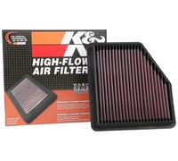 K&N Motorluftfilter: wiederverwendbar, alle 75.000 Meilen reinigen, waschbar, Premium, Ersatz-Autoluftfilter: kompatibel mit NISSAN Altima 2019-2020, 33-5094