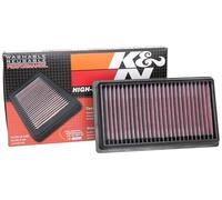 K&N Motorluftfilter: wiederverwendbar, alle 75.000 Meilen reinigen, waschbar, Premium, Ersatz-Autoluftfilter: kompatibel mit 2018-2019 HYUNDAI/KIA (Accent, Rio), 33-5081