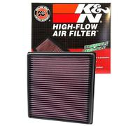 K&N Motorluftfilter: wiederverwendbar, alle 75.000 Meilen reinigen, waschbar, Premium, Ersatz-Autoluftfilter: kompatibel mit 2011-2018 Dodge/Chrysler/Fiat V6 (Journey, Avenger, Freemont), 33-2470