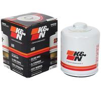 K&N Ölfilter - Patrone 76x79mm kompatibel mit Ford, Volkswagen, Audi, Toyota, Mazda, Nissan, Lexus (HP-1002) Oil Filter-1 Pack, Weiß
