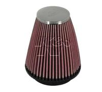 K&N Sport-Luftfilter RC-1250 – Universal für KFZ & Motorrad – Chrom, Rot