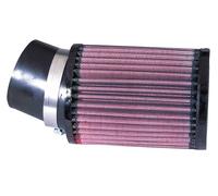 K&N Luftfilter RU-1760 – Gummi Universalluftfilter für Kfz & Motorrad, Rot