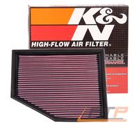 K&N Sport-Luftfilter 33-2292 (Luftfiltereinsatz), 1 Stück