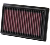 K&N Filters Luftfilter 33-2485 – Sport- & Langzeitfilter, abwaschbar, erhöhte Leistung