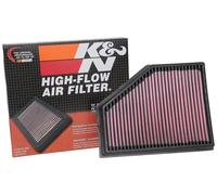 K&N Tauschluftfilter kompatibel mit BMW 750d (G11/G12) / M550d (G30/G31) 3.0D Turbo 2016-2019 / X3 M40 i (G01) 2019- / X4 M40 i Mild-Hybrid (G02) 2021- (33-3134)