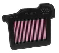K&N Engineering Tauschluftfilter YA-8514 Rot für Yamaha MT-09 RN29 (2013–2019), XSR 900 (2016–2019)