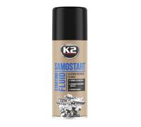 K2 Samostart, Motorstarthilfespray bis -54°C, Starthilfespray, Zündhilfe, Kaltstart, Dieselmotor, Benzinmotor, Motorstarter, Motorstart 400ml