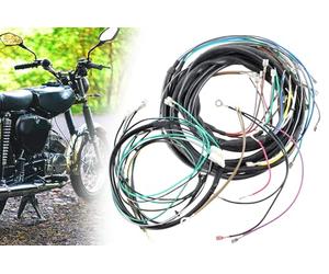 Kabelbaum, Kabelsatz 6V / 12V passend bei Simson S50 S51 S51/1 S70 S70/1 inkl. Schaltplan, komplett außer Kabel Grundplatte