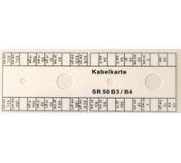 Kabelkarte Klemmleiste Schaltplan Simson SR50 SR80 wasserfest Aufkleber