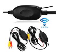 Kabellos Adapter für Wireless Farbe Video Sender und Empfänger Kit für Auto Rückfahrkamera Monitor Empfänger Cam DVD GPS Autoradio Player Modul Adapte Trigger