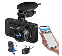 Kabellose Autokamera - 4K Nachtsicht Fahren Wireless Recorder - 1080P Aufnahmekamera vorne und hinten | für Fahrzeug LKW Pendler Road Trip Überwachung