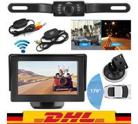 Kabellose Funk 5" LCD Auto Rückfahrkamera mit Monitor für PKW LKW Bus Wireless