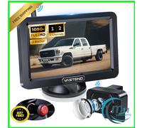 Kabellose HD-Rückfahrkamera | Split-Bildschirm | Nachtsicht