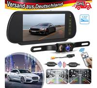 Kabellose Rückfahrkamera mit 7" Monitor Nachtsicht Wasserdicht PKW LKW-