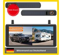 Kabellose Solar Rückfahrkamera | 1080P Nachtsicht | 2Min Montage