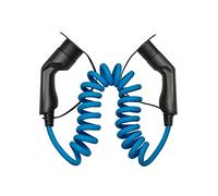 KM EVC04-050B - Typ 2 Kabel, für E-Fahrzeuge, 22 kW, 5,0 m, Spiralkabel KABELMEISTER