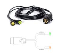 Kabelsatz 5,5m Stecker 7-polig Anhängerkabel Anhänger Kabelbaum Rückleuchten PKW