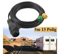 Kabelsatz 5m Stecker 13-polig Anhängerkabel Anhänger Kabelbaum Rückleuchten PKW