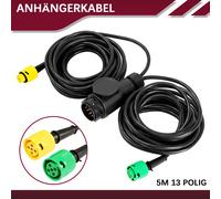 Kabelsatz 5m Stecker 13-polig Anhängerkabel Anhänger Kabelbaum Rückleuchten PKW