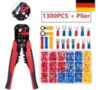Kabelschuhe Sortiment Box Auto KFZ Steckverbinder Zange Satz Flachstecker Set De
