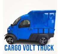 Kabinenroller Cargo Volt Truck Elektro Lastenrad mit Kabine 45km/h 116Ah