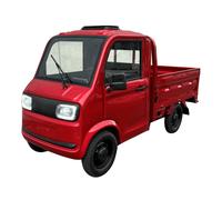 Kabinenroller "Urban Hopper Pickup Twin" 40km/h, Reichweite 70km, Blei-Gel - Rot