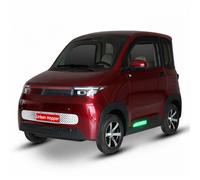 Kabinenroller Urban Hopper Twin Plus Li 4-Rad 45kmh 4KW Klima 2-Sitzer Rot