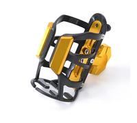 KABUTM Motorrad Becherhalter für CFMoto 700 CLX, Getränkehalter für Motorradlenker aus Aluminium, Verstellbarer Flaschenhalter für Motorrad und Scooter,B Yellow