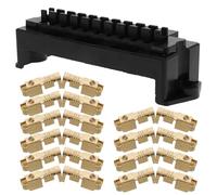 KAILIKETIY 10 fach Sicherungskasten Kfz Sicherungshalter aus Abs und Kupfer mit Relais für Fahrzeugwartung und Zuverlässige Stromversorgung in Auto und Wohnmobil