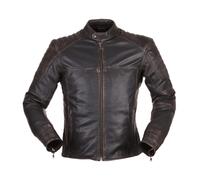 Kaleo Retro Lederjacke Motorradjacke, 5XL 5XL braun