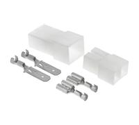 KALI-2502A Fastin-Faston Set 2-polig Flachsteckhülse I Flachstecker 0,75-1,5mm² und passende Gehäuse