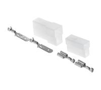 KALI-2502B Fastin-Faston Set 2-polig Flachsteckhülse I Flachstecker 0,75-1,5mm² und passende Gehäuse