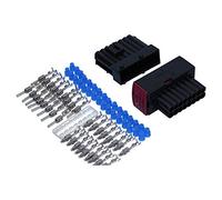Kalitec KALI-1316 JPT Stecker Set 16-polig 0,5-1 mm² KFZ Flachstecker mit Buchse inkl. Kontakte