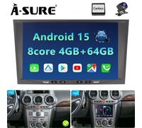 KAM+ 8" 4+64GB Android 15 Autoradio Für Opel Astra H G Corsa C D Zafira A B Navi