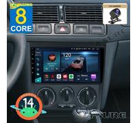 Kam+ Android 14 4+64GB Carplay Autoradio Navi GPS für VW Golf IV 1J1 1999-2003